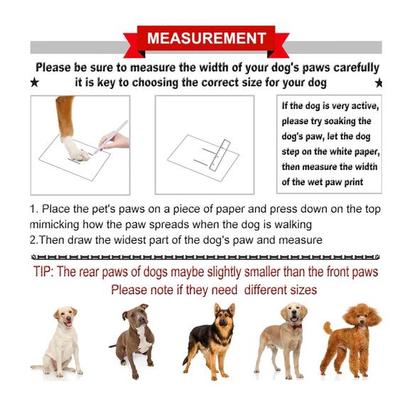 NEW QUMY PET Performance Dog Shoes Indoors / Outdoors Black Sz 6 Large 52-65lbs - Picture 6 of 12